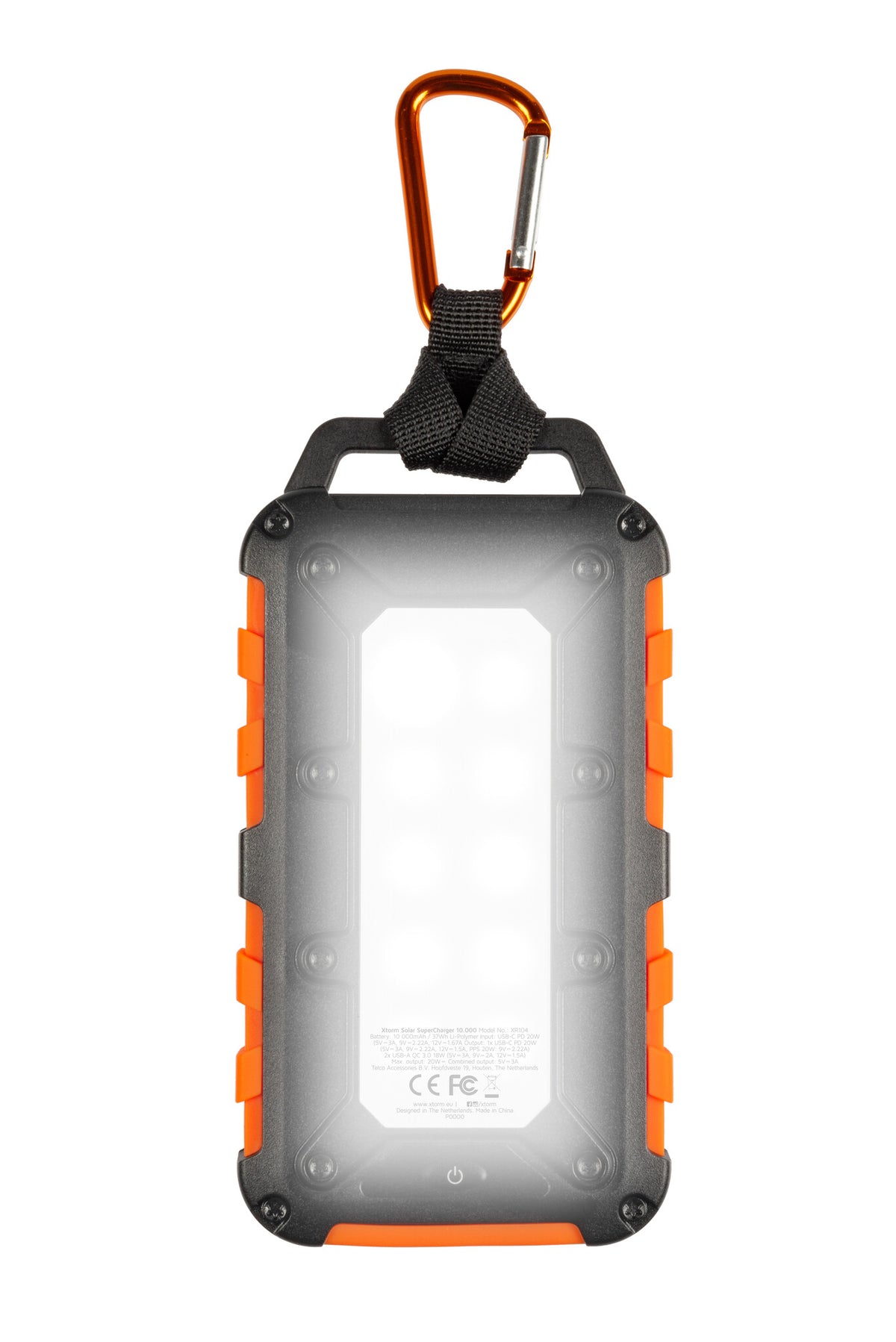 Xtorm Solar Charger 10.000 mAh, IP65 powerbank med solceller