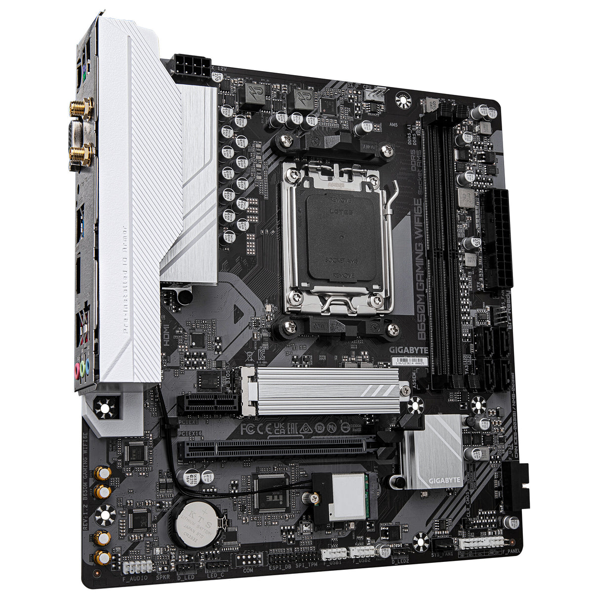 GIGABYTE B650M GAMING WIFI6E bundkort AMD B650 Sokkel AM5 micro ATX