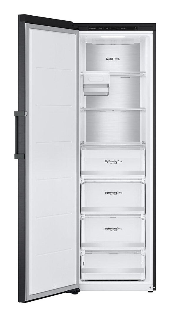 LG GFT61MCCSZ fryser Stående fryser Fritstående 324 L Sort