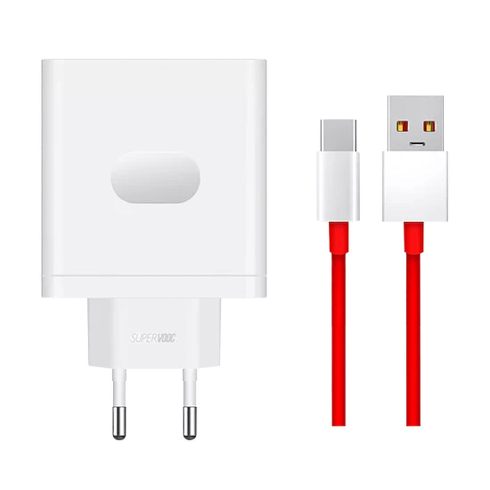 OnePlus SUPERVOOC 100W One Port adapter med kabel 1xUSB-A