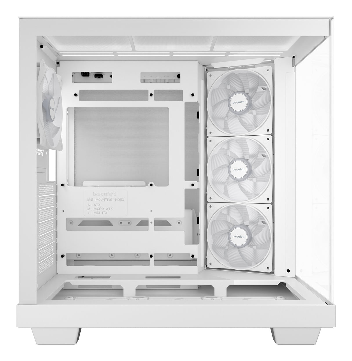 be quiet! Light Base 500 LX White Midi Tower Hvid