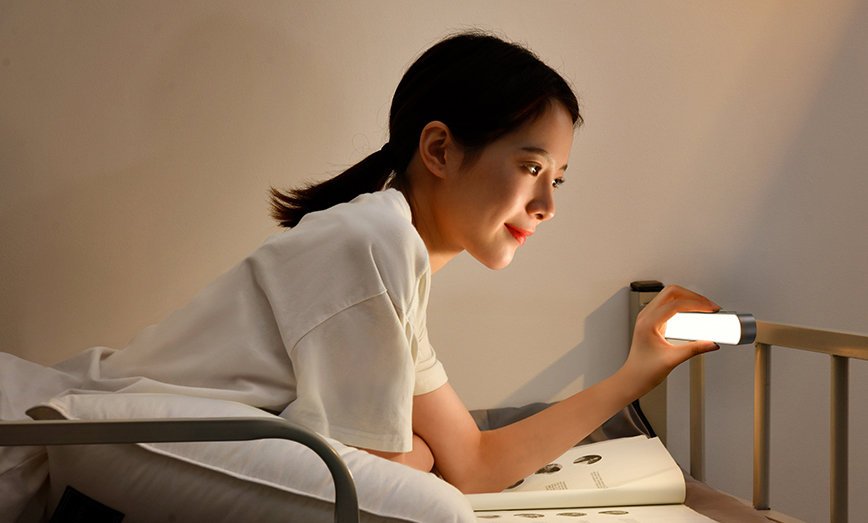 Baseus Magnetic LED Bedside Lamp Under Cabinet Lamp for Home Kitchen Room Gray (DGXC-C0G)