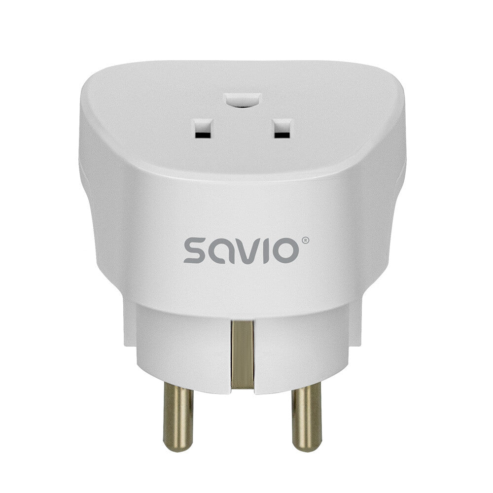 Savio AP-01 strømadapter og vekselret Indendørs 3750 W Hvid
