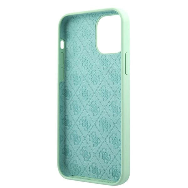 Guess Metal Logo Script Case til iPhone 12 Pro Max 6.7" - Grøn
