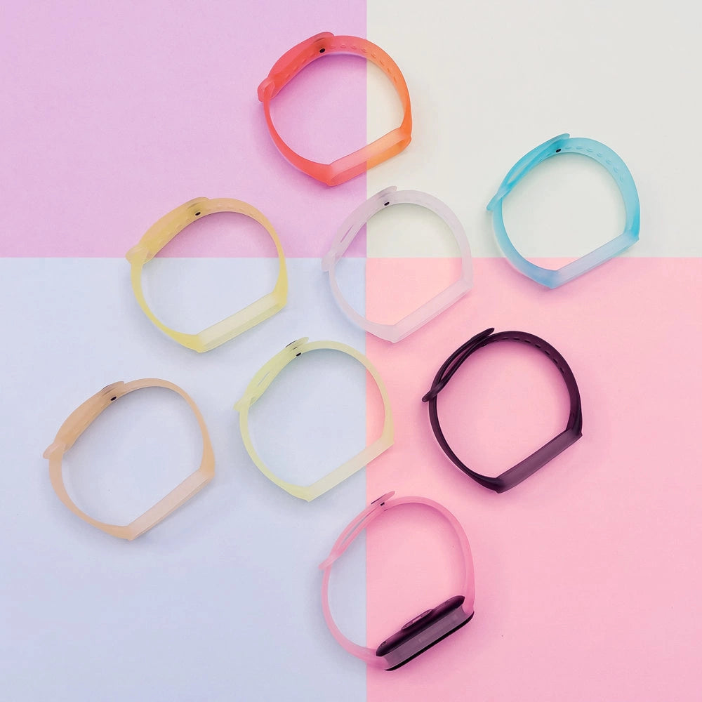 Silicone rem til Xiaomi Mi Band 5 / 6 armbåndsrem - guld