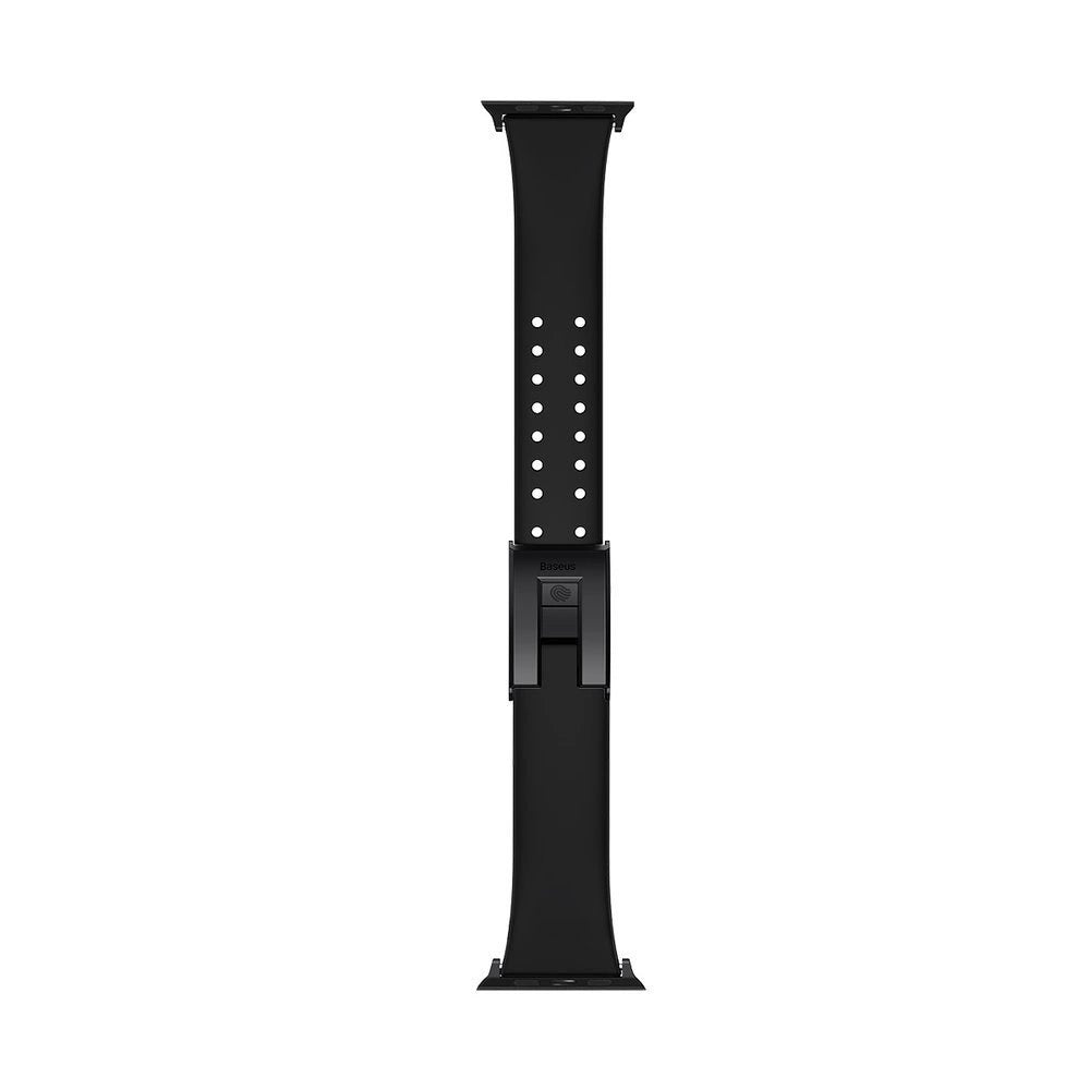 Baseus Slip-Thru rem band armbånd til Apple Watch 3/4/5/6/SE 38mm/40mm sort (LBWSE-01)