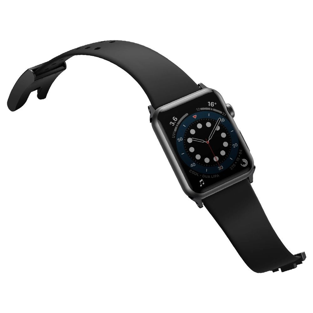 Baseus Slip-Thru rem band armbånd til Apple Watch 3/4/5/6/SE 38mm/40mm sort (LBWSE-01)