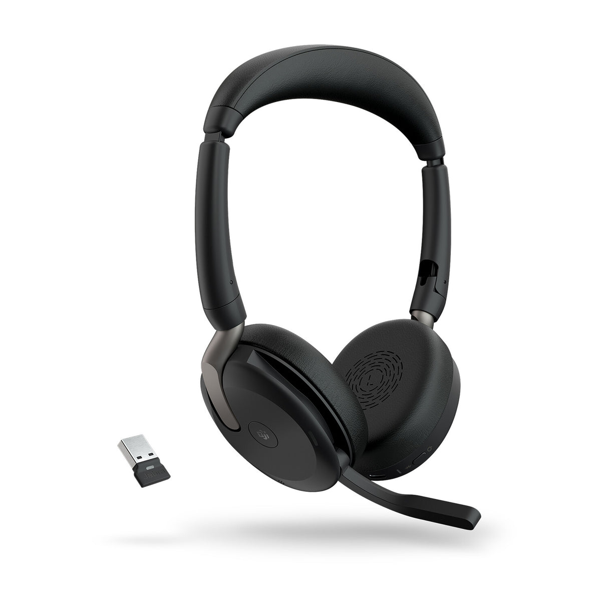Jabra Evolve2 65 Flex Headset Trådløs Kontor/Callcenter USB Type-A Bluetooth Opladningsstativ