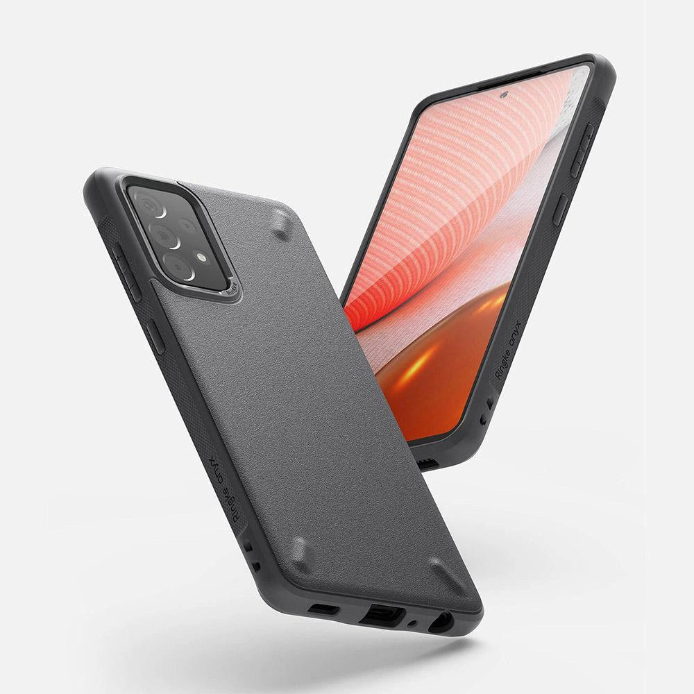 Ringke Onyx holdbar TPU-kasse til Samsung Galaxy A72 4G grå (OXSG0038)