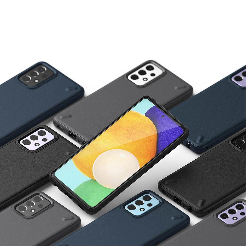 Ringke Onyx holdbar TPU-kasse til Samsung Galaxy A72 4G grå (OXSG0038)