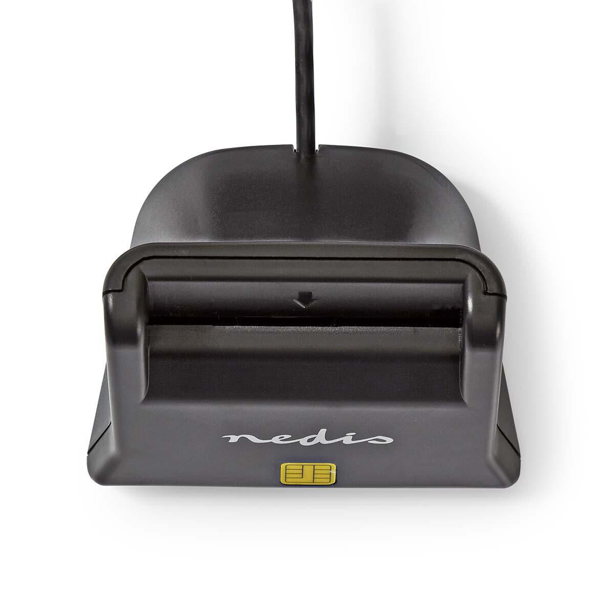 Nedis CRDRU2SM3BK kortlæser USB 2.0 Sort