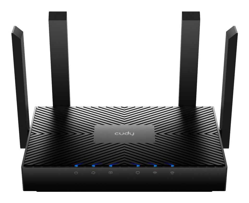 Cudy WR3000 trådløs router Gigabit Ethernet Dual-band (2,4 GHz / 5 GHz) Sort