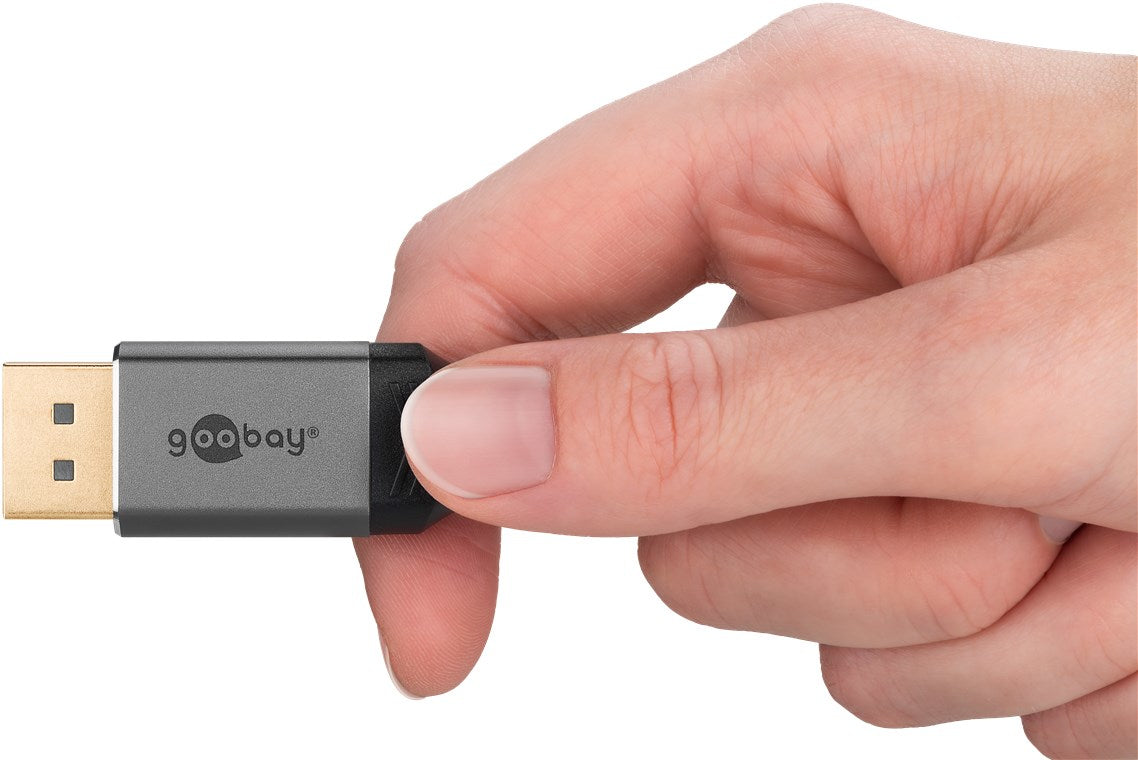 Goobay DisplayPort to HDMI 1m Gråt