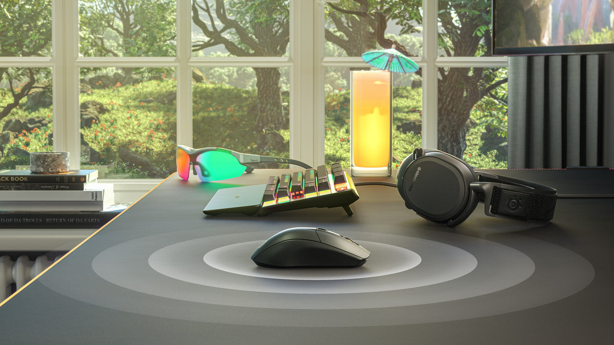 Steelseries Rival 3 Wireless mus Spil Højre hånd RF trådløs + Bluetooth Optisk 18000 dpi