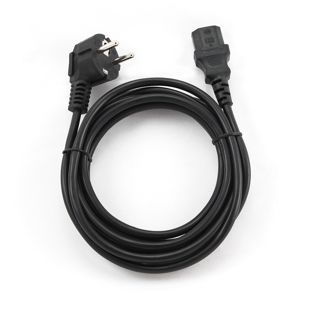 Gembird PC-186-VDE-3M power cord with VDE approval 3 meter Sort