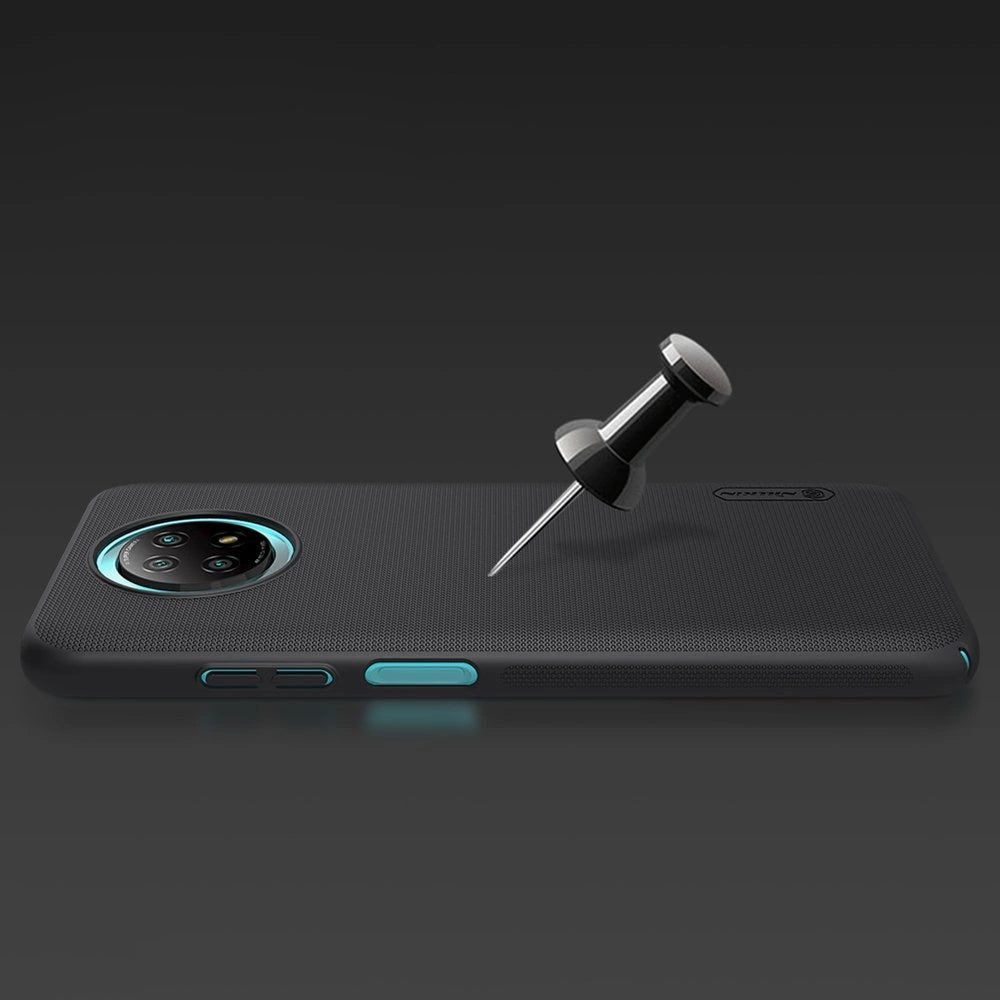 Nillkin Super Frosted Shield forstærket forside til Xiaomi Redmi Note 9T 5G sort