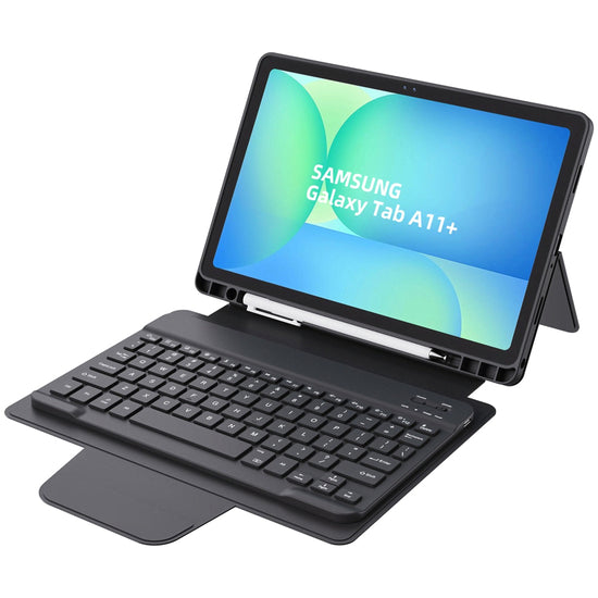Samsung Tastatur og folio-kasse Trådløs Sort til Tab A11+