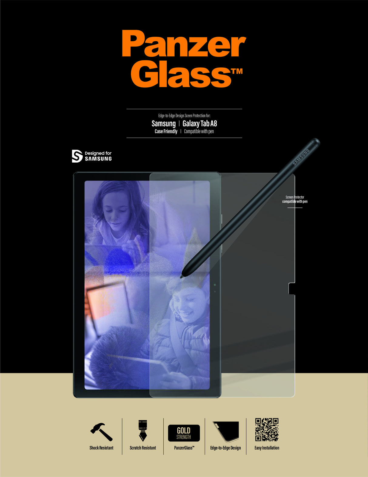 PanzerGlass Screen Protector Samsung Galaxy Tab A8