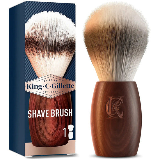 King C. Gillette Barberbørste Træ