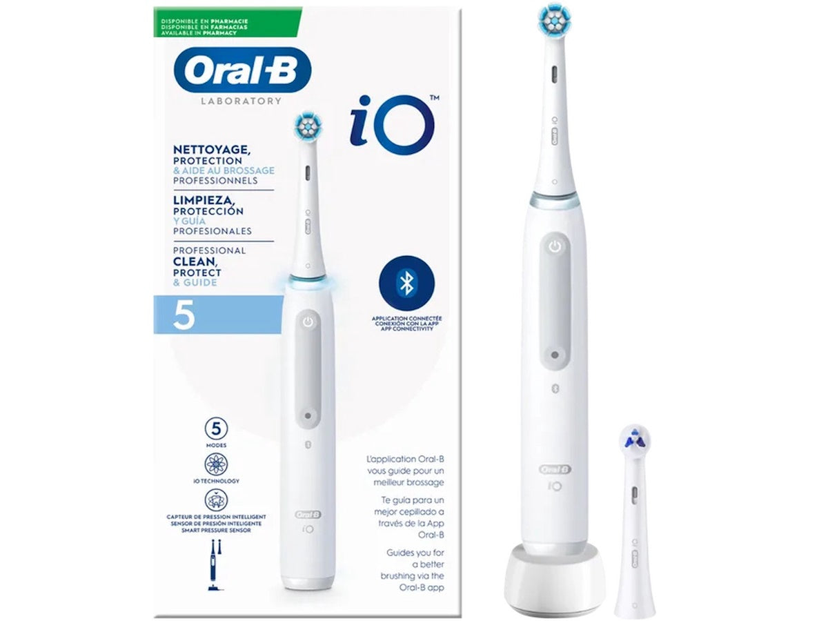Oral-B iO Series 5 Laboratory Professional Elektrisk tandbørste Hvid