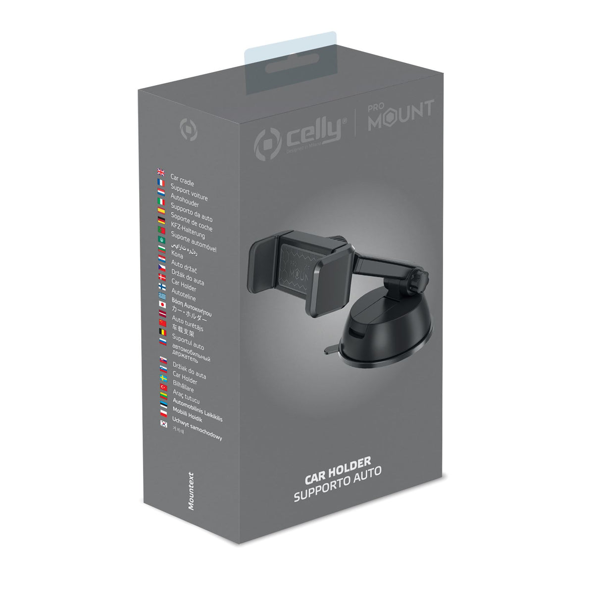 Celly phone holder extendable black