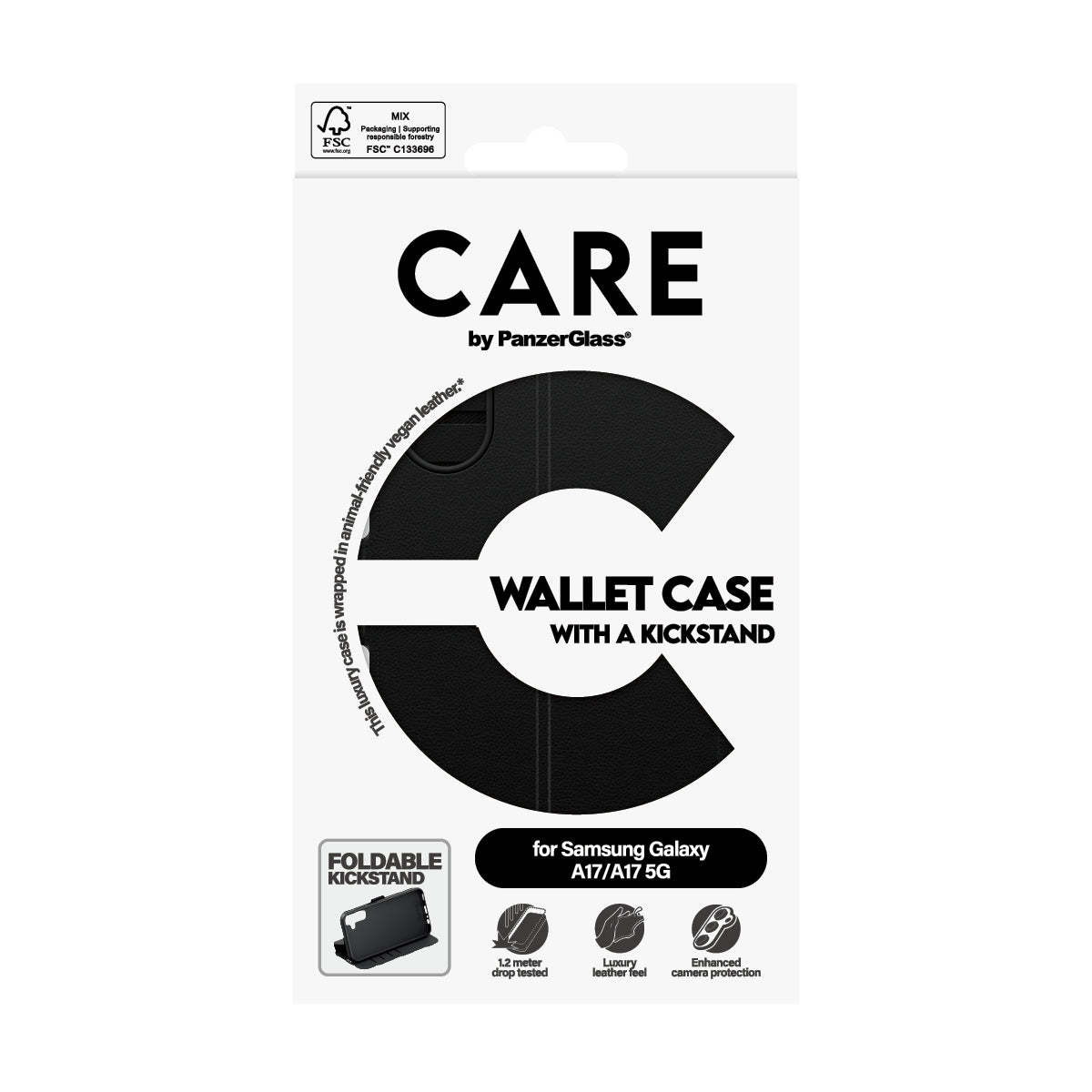 CARE by PanzerGlass Feature Wallet Case m. Kickstand Samsung Galaxy A17 & A17 5G
