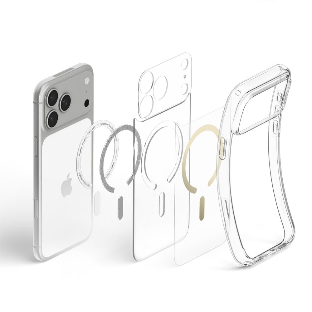 Spigen Ultra Hybrid Magsafe Iphone 17 Pro Max / 18 Pro Max Klar/Guld