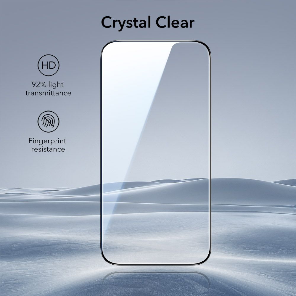Hærdet Glas Esr Ultrafit Hærdet Glas 2 Pack Iphone 17 Pro Max Sort