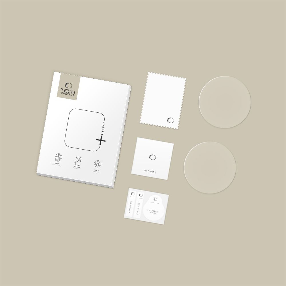 Hærdet Glas Tech Protect Glass Fit+ 2 Pack Xiaomi Watch S5 (46 Mm) Klar