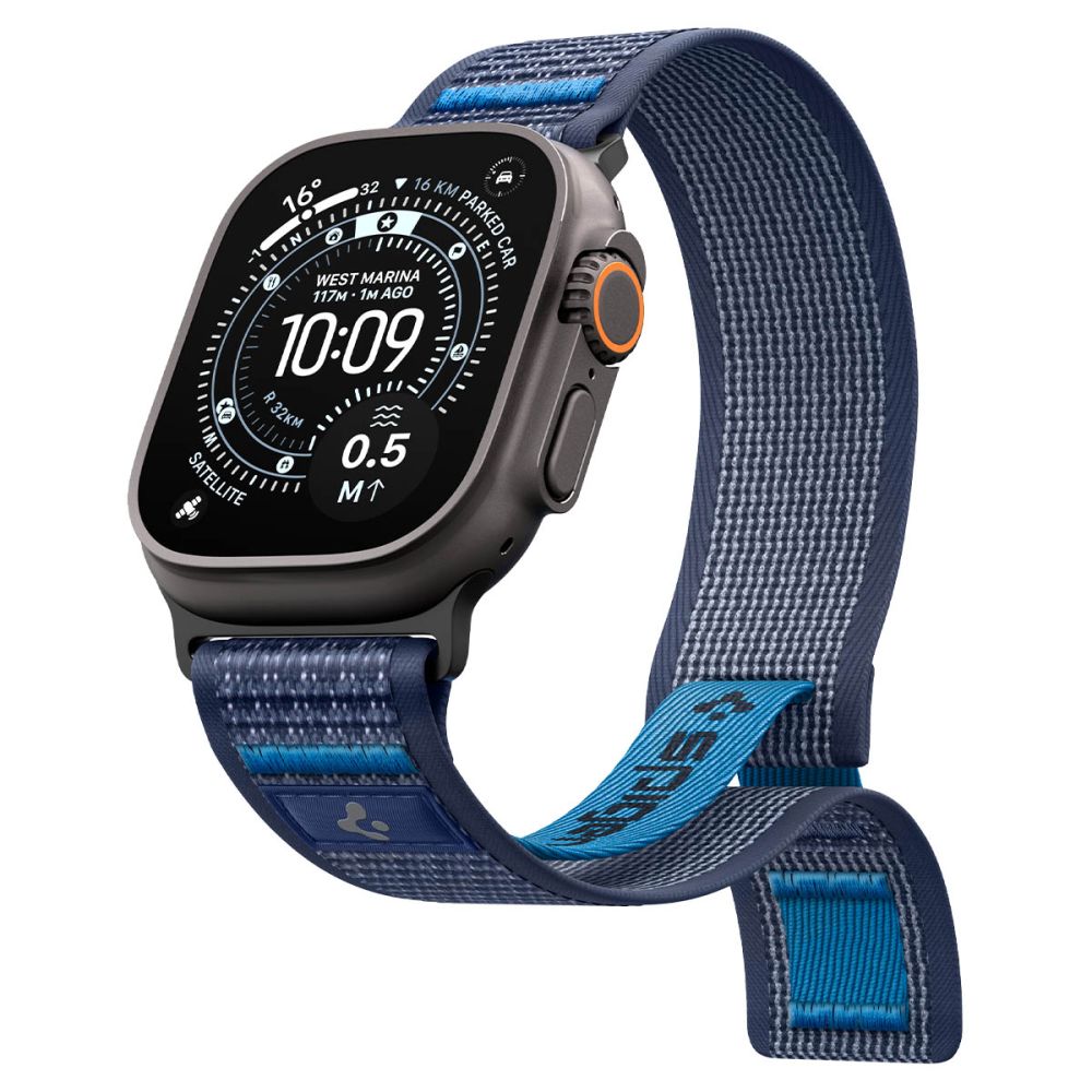 Spigen Athlex Air 2 Apple Watch 8 / 9 / 10 / 11 / 12 / Se / Ultra (44 / 45 / 46 / 49 Mm) Active Marineblå