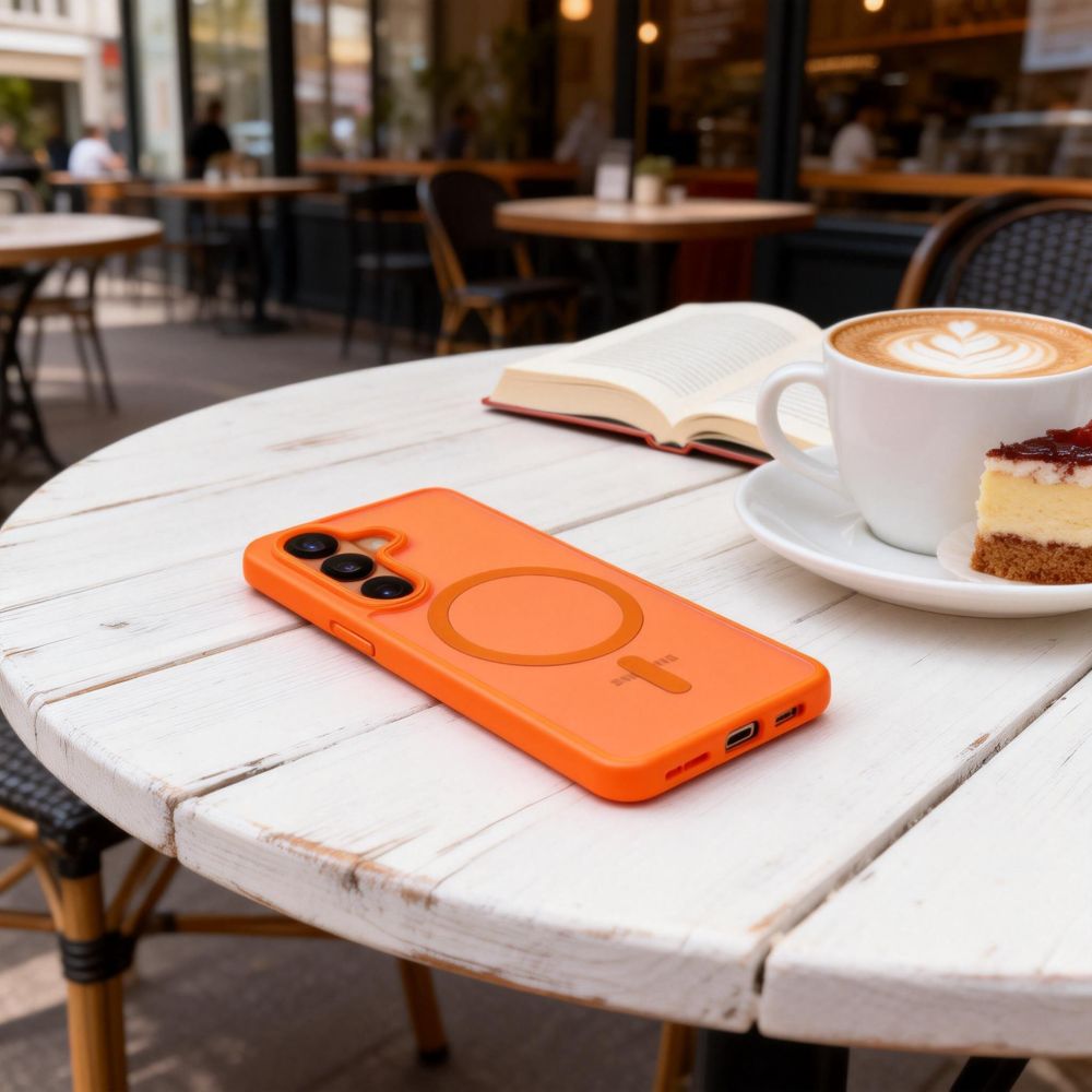 Tech Protect Magmat Magsafe Galaxy S26 Mat Orange