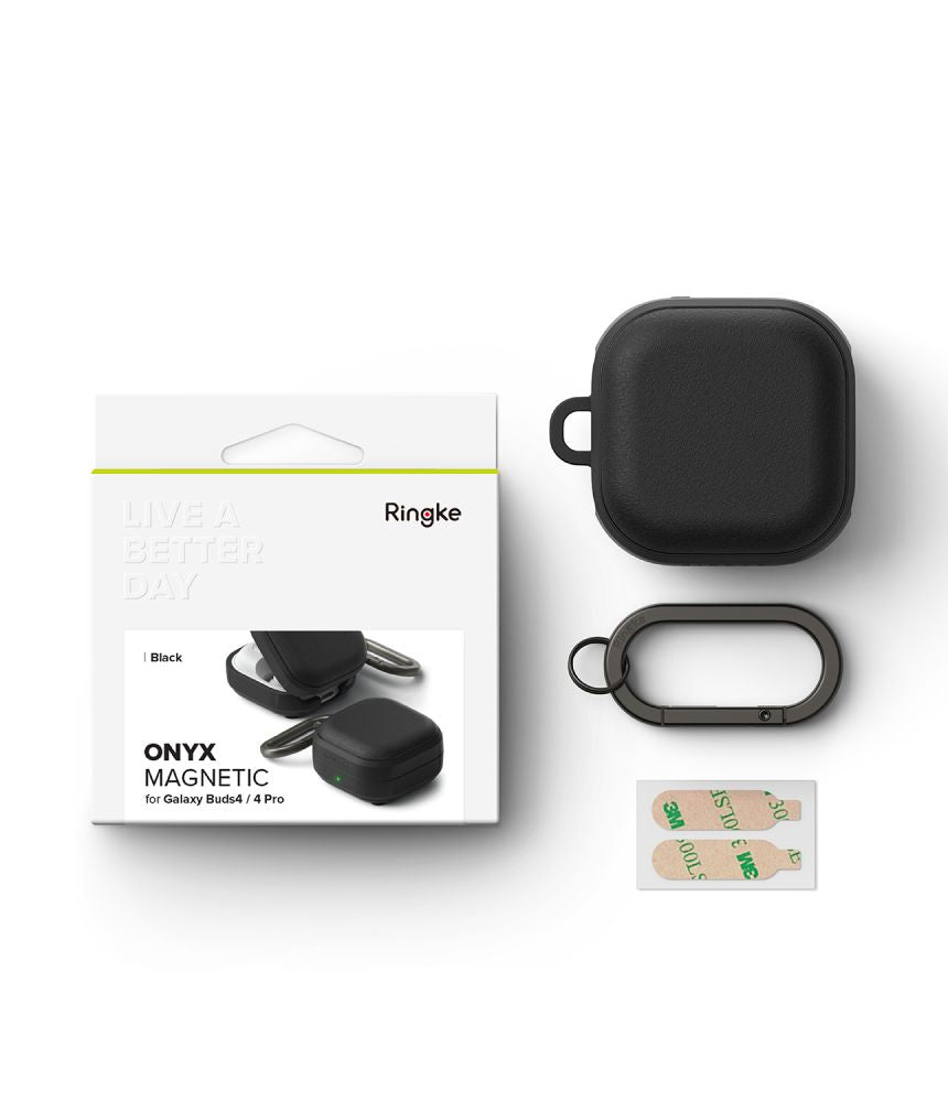 Ringke Onyx Magnetisk Magsafe Samsung Galaxy Buds 4 / 4 Pro Sort