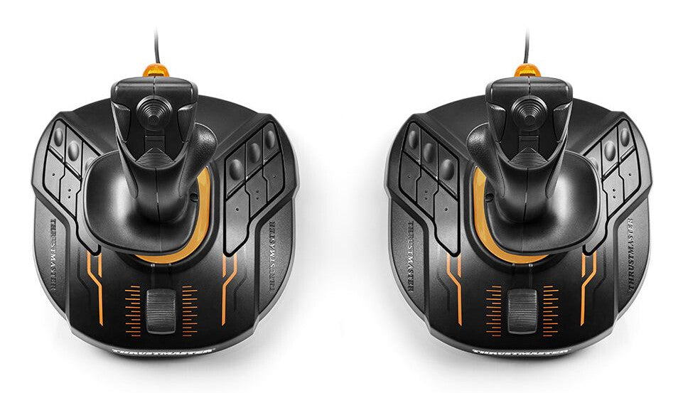 Thrustmaster T.16000M FCS SPACE SIM DUO Sort, Orange USB Flightstick Analog/digital PC