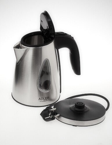 Adler AD1203 elkedel 1 L 1500 W Sølv