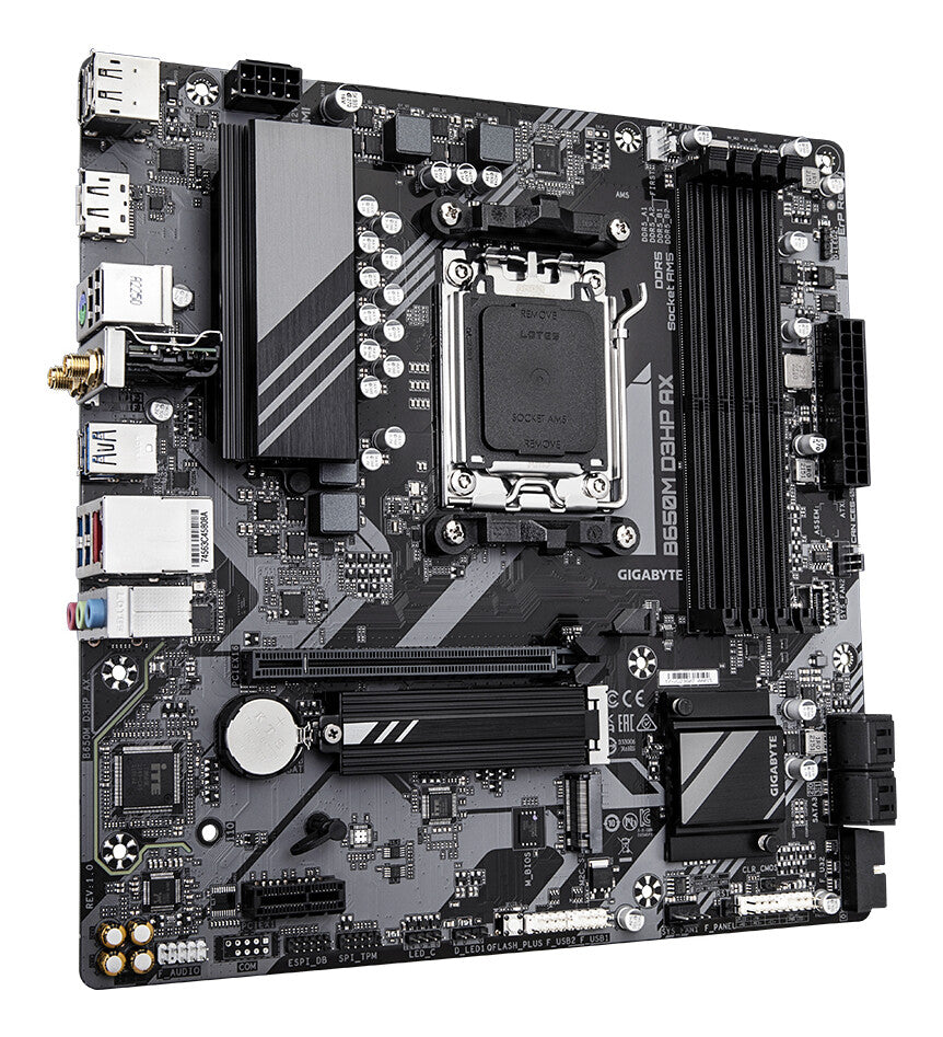 GIGABYTE B650M D3HP AX bundkort AMD B650 Sokkel AM5 micro ATX