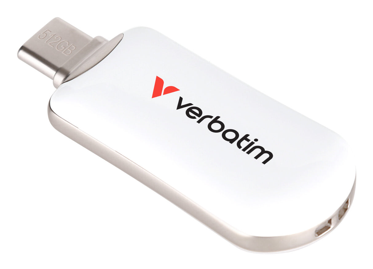Verbatim 30231 USB-nøgle 512 GB USB Type-C 3.2 Gen 1 (3.1 Gen 1) Hvid