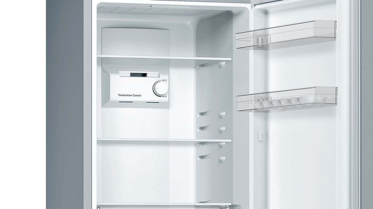 Bosch Serie 2 KGN33NLEB køle-/fryseskab Fritstående 282 L Rustfrit stål