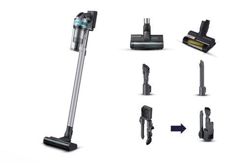 Samsung Jet 75E Pet VS20B75AGR1 Støvsuger Pind/håndholdt 200W 0.8liter Black ChroMetal/teal mint
