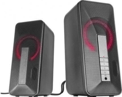 SPEEDLINK LAVEL Sort, Grå Kabel & trådløs 10 W