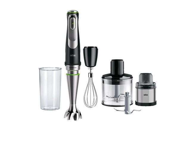 Braun Multiquick 9 MQ 9138XI Stavblender Premium sort/børstet rustfrit stål