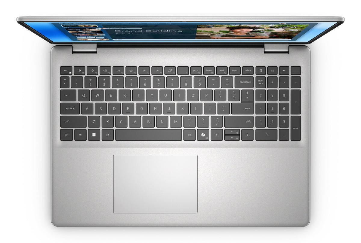 DELL EMCDC16251 Intel Core 7 150U Laptop 40,6 cm (16") Full HD+ 16 GB DDR5-SDRAM 512 GB SSD Wi-Fi 6E (802.11ax) Windows 11 Pro Platin, Sølv