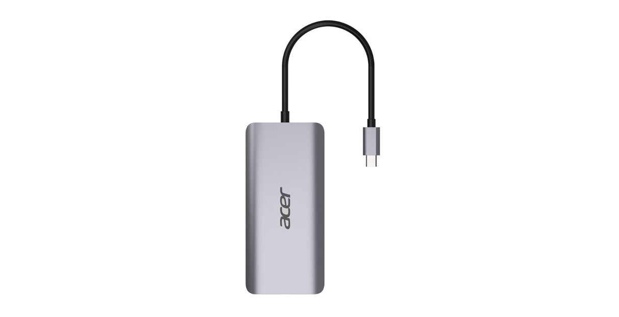 Acer 12-in-1 Type-C Dongle Ledningsført USB 3.2 Gen 1 (3.1 Gen 1) Type-C Sølv