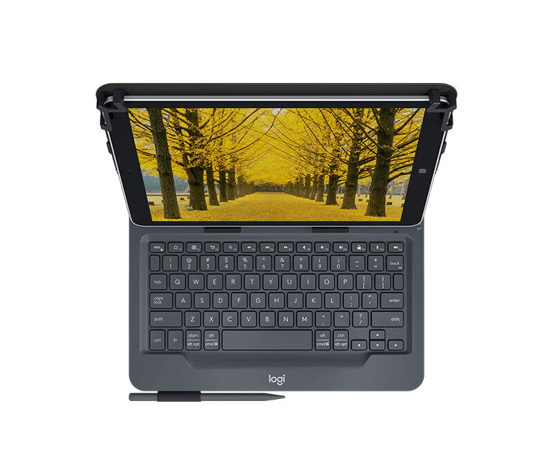 Logitech 920-008340 tastatur til mobil enhed QWERTY Nordisk Bluetooth Sort