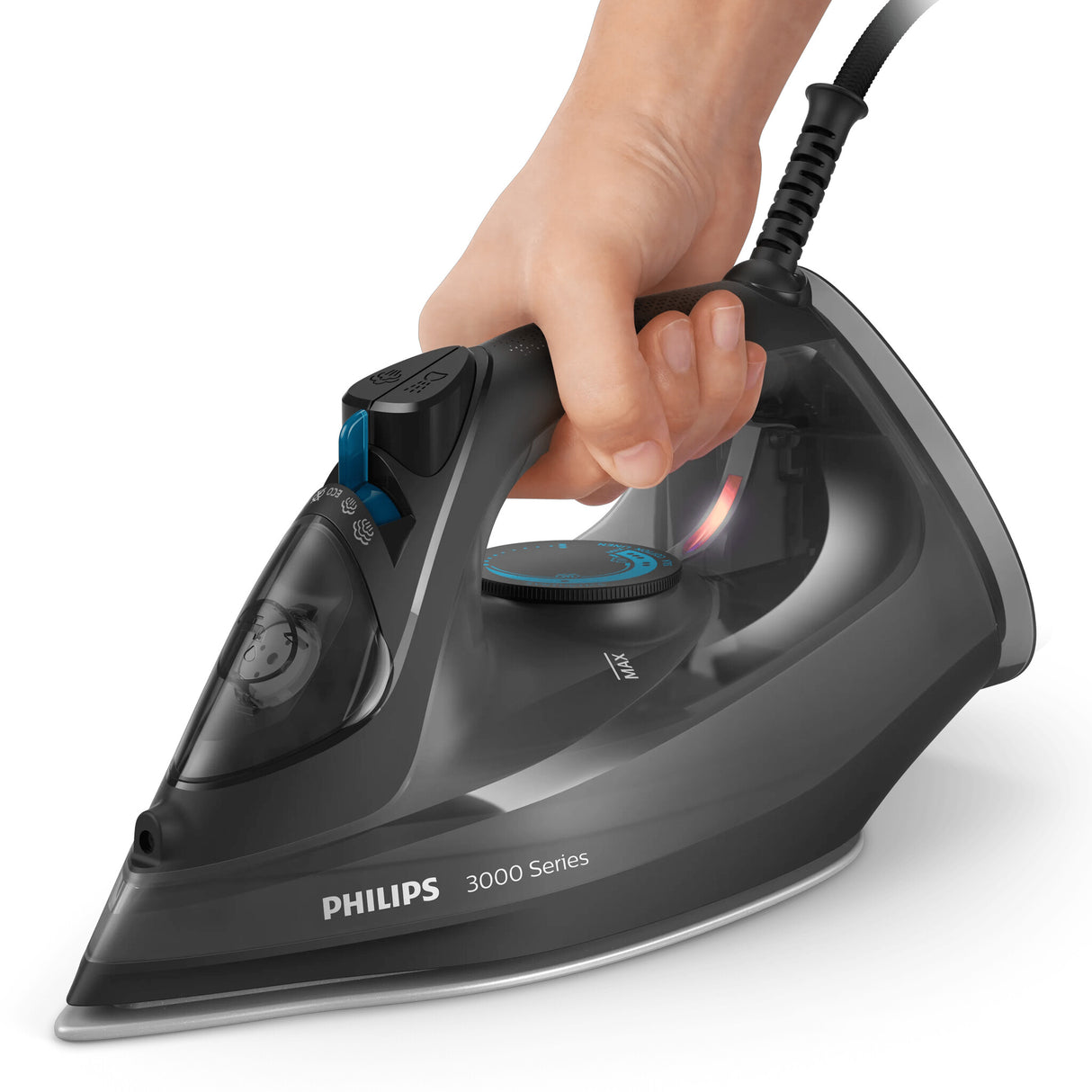 Philips 3000 series DST3041/80 strygejern Dampstrygejern Keramisk strygesål 2600 W Sort