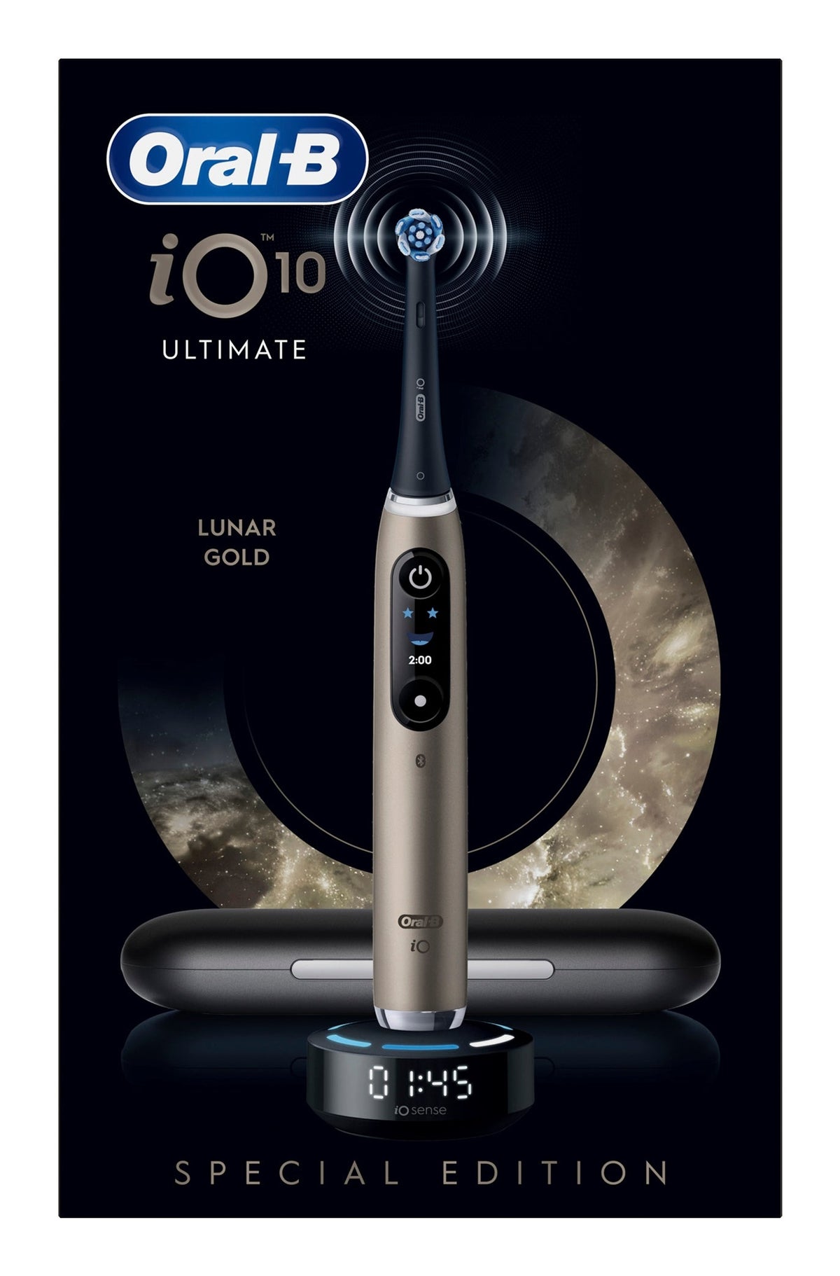 Oral-B iO Series 10 Ultimate Lunar Gold Limited Edition Elektrisk tandbørste