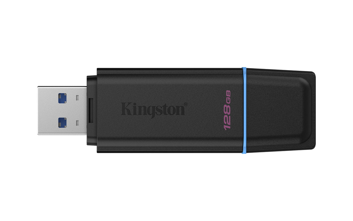 Kingston Technology DataTraveler Exodia USB-nøgle 128 GB USB Type-A 3.2 Gen 1 (3.1 Gen 1) Sort, Blå