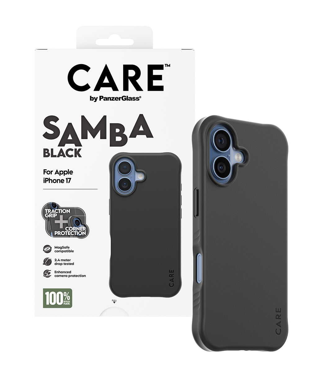 PanzerGlass CARE by ® Fashionable Case Samba Sort m. MagSafe iPhone 17