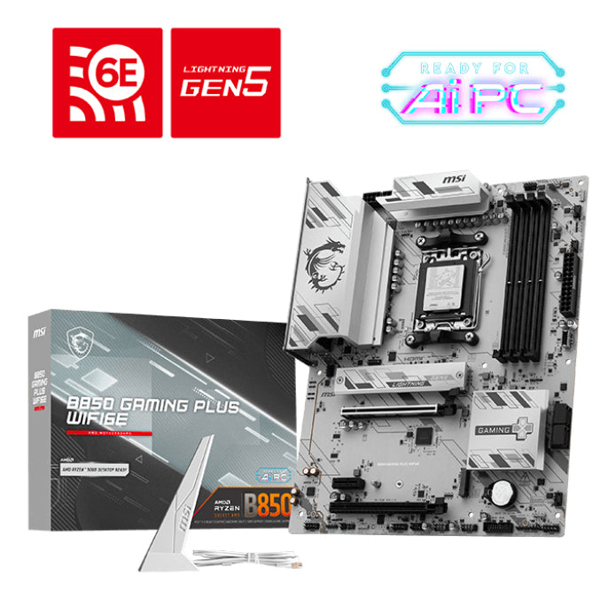 MSI B850 GAMING PLUS WIFI6E ATX AM5 AMD B850