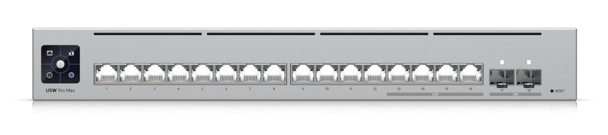 Ubiquiti Pro Max 16 L3 2.5G Ethernet (100/1000/2500) 1U Grå