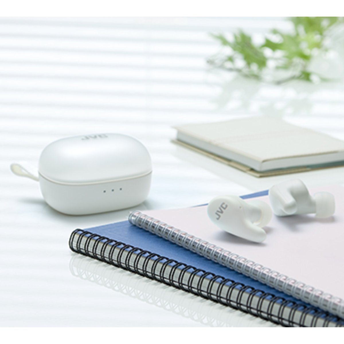 JVC HA-A23T Noise Cancelling Ear Buds - hvid